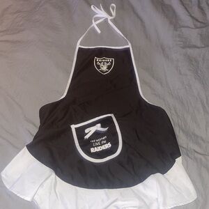 **3/$15** Raiders apron, good condition